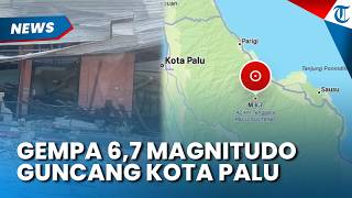 GEMPA 6,7 Magnitudo Guncang Palu, Beberapa Bangunan Terlihat Alami Kerusakan