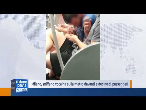 Milano Cocaina Droga sulla Metropolitana Video | Sniffano davanti a decine di passeggeri