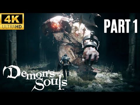 Demon's Souls Remake FULL Walkthrough part 1 - PS5 (4k)