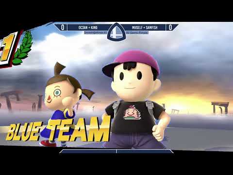 Sm4sh@Mines 81 - OC3an + CL|King Vs. NS|Miiself + HLG|SAMFISH - Doubles Winners Semifinals