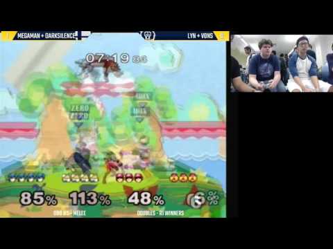 Berkeley Biweekly Battles #5 - Melee Doubles R1 Winners: Megaman & Darksilience vs Lyn & Vons