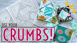 Economy Block Foundation Paper Piecing for Beginners!  Lets Make a Crumb Scrap Quilt for 2021!