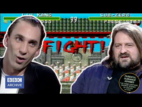 1993: Original MORTAL KOMBAT review with Will Self | The Late Show | Retro Gaming | BBC Archive