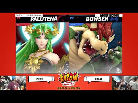 Kapow Smash December 2018 -  Typo| CC(Palutena) Vs Logan(Dedede/Bowser)  - Ultimate W. Round 2