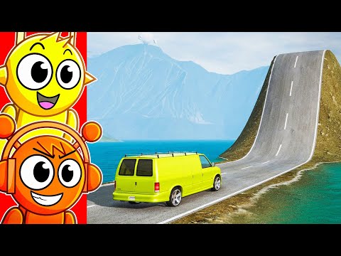 Reacting to CARS vs GIANT BULGE (Funny Animations)