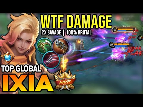 2x SAVAGE! IXIA BEST BUILD 2023 | TOP GLOBAL IXIA GAMEPLAY | MOBILE LEGENDS✓