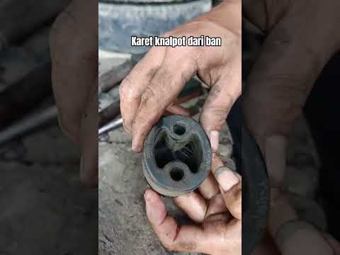 karet knalpot dari ban. #youtubeshorts