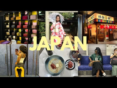 Japan Vlog || My first time in Tokyo, Vintage Shopping, Thrifting, Japanese food *cinematic vlog*