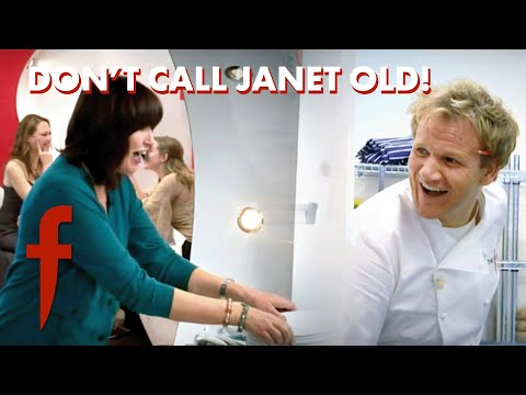 Janet Street-Porter Throws a Plate at Gordon Ramsay | The F Word