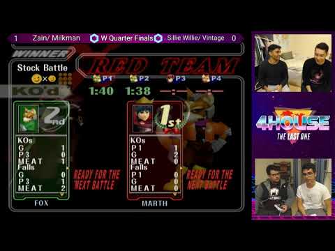 Zain / Milkman VS Sillie Willie / Vintage - Jorhouse 4 Doubles - Winners Quarter Finals