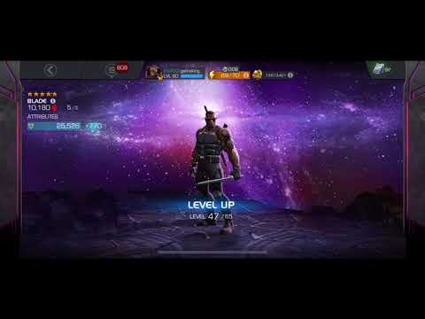 MCOC 5 Star Blade to Rank 5 and Awakening Blade