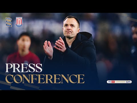 Press Conference | Chris Davies | Birmingham City v Stoke City