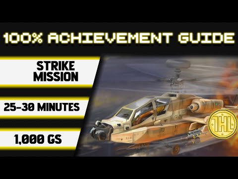 Strike Mission 100% Achievement Walkthrough * 1000GS in 25-30 Minutes *