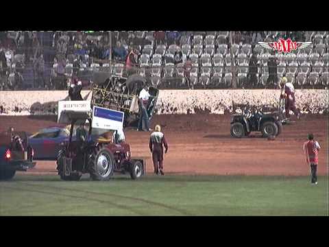 46M Matt Smith Crash Baypark Speedway Final Night