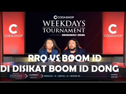 RRQ O2 VS BOOM ID MATCH 1 -  CODASHOP WEEKDAYS TOURNAMENT - BOOM ID DISIKAT DONG
