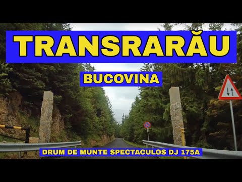TransRARAU Bucovina traseu hotel Rarau - Chiril DJ 175A - Vatra Dornei video 4K  / Highway Romania