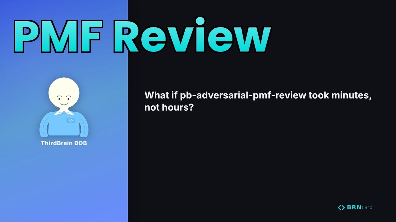 Adversarial PMF Review