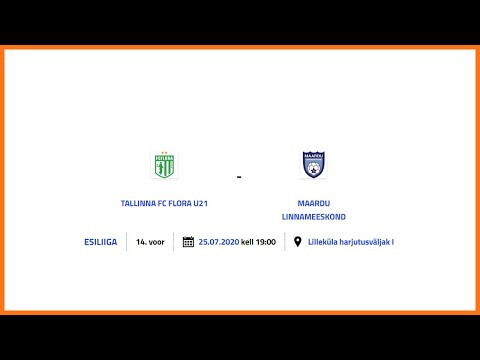 TALLINNA FC FLORA U21 - MAARDU LINNAMEESKOND ESILIIGA 14. voor
