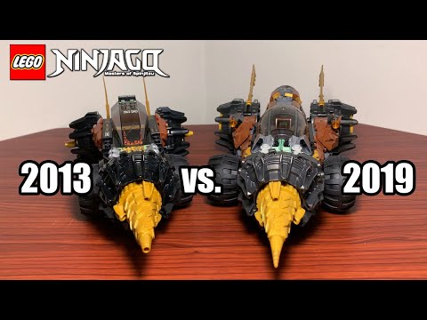 Which Cole's Earth Driller is Better? LEGO Ninjago Legacy vs. Original Comparison!