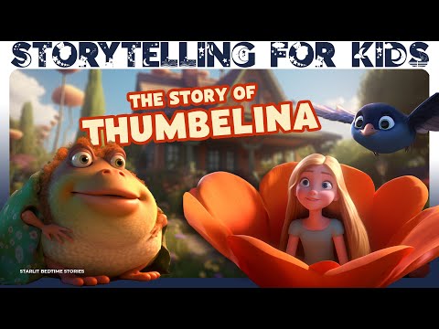Thumbelina Story | Fairy Tales & Bedtime Stories for Kids | Calming Storytelling with Relaxing Music