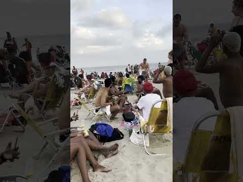 🇧🇷 Chilling day at Copacabana beach Brazil🌴