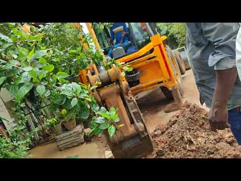 jcb 3dx small bucket working