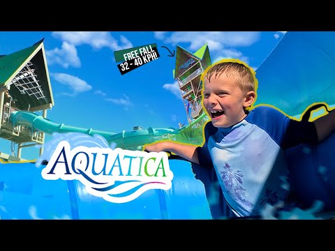 EPIC Aquatica Orlando Water Park Tour, Florida 2025 // Aquatica Attractions Guide & Slide POVs