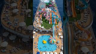 World’s Craziest Cruise Ship Water Park 😱🚢 | Luxury Ship Inside Tour #shorts