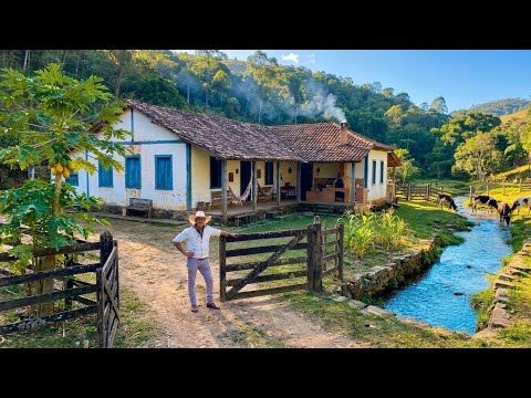COMO ELE VIVE EM UM PEQUENO SÍTIO NO INTERIOR DE MINAS