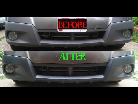 Plastic Bumper Restore with - Dupli Color Trim and Bumper Paint