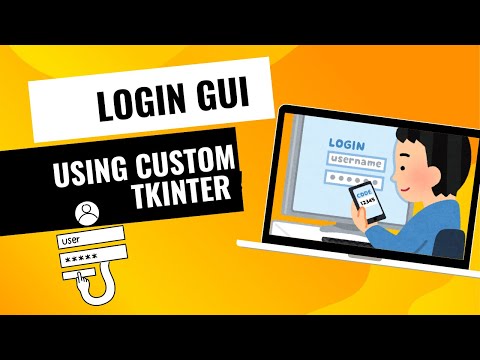 Login Gui With Customtkinter Python