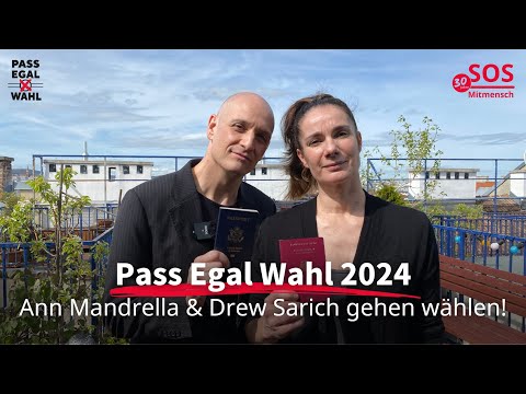 Ann Mandrella und Drew Sarich machen mit bei der Pass Egal Wahl!