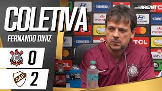 COLETIVA FERNANDO DINIZ | AO VIVO | Corinthians x Platense - Libertadores 2026