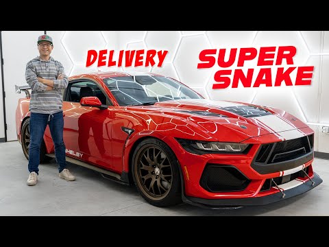 TAKING DELIVERY OF A $160,000 SHELBY SUPER SNAKE... SHELBY'S CRAZIEST SNAKE!