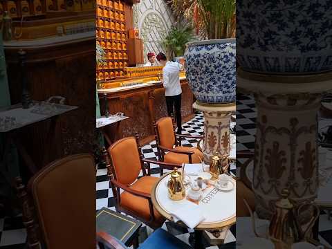 The most beautiful Café in Africa! Bacha Coffee in Marrakech! 🇲🇦 #morocco #marrakech #bacha #coffee