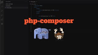 Download the video "Using Composer to Manage PHP Packages and Dependencies"