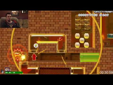 Awesome Hard Clear Pipe 3D World Level!  Super Mario Maker 2