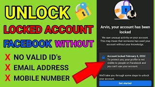 HOW TO RECOVER LOCKED FACEBOOK ACCOUNT WITHOUT EMAIL AND PHONE NUMBER? 2022