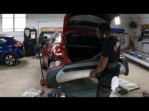 DIY 2022 HYUNDAI KONA how to take the back bumper and taillight off