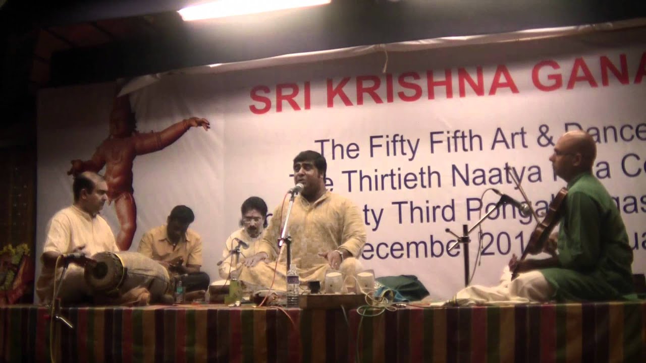 Thiruvarur Girish at krishnagana Sabha