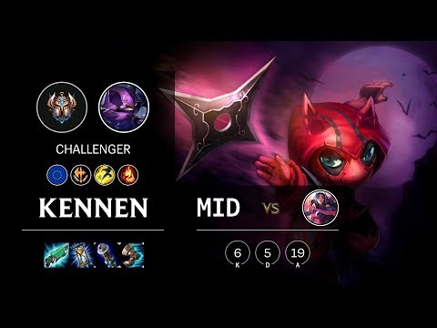 Kennen Mid vs Irelia - EUW Challenger Patch 10.7