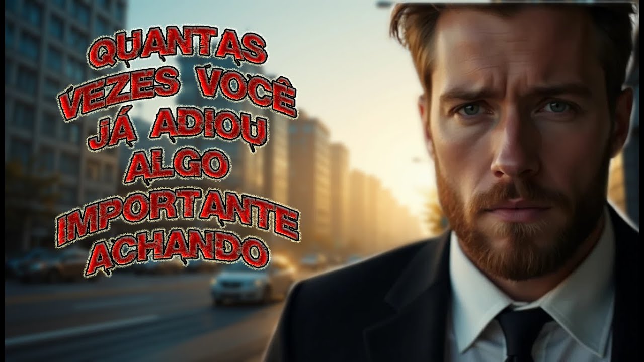 Quantas vezes você já adiou algo importante achando que teria outra chance?