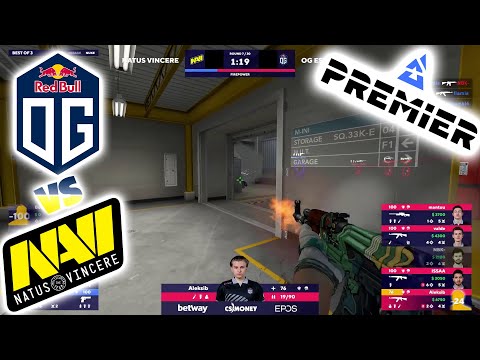 Aleksib ON FIRE!! OG Esports vs Natus Vincere * Nuke BLAST Premier Group A Grand Final