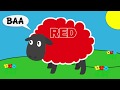 Learn Colors With Bah Bah Black Sheep Educational Learning Songs For Families
