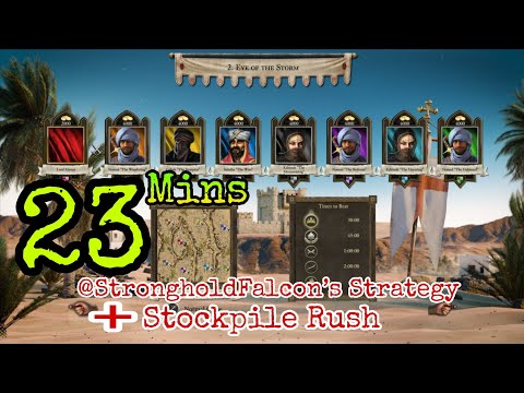Eye of the Storm – Trail of the Leopard (Msn 2) Speedrun | Stronghold Crusader Definitive Edition