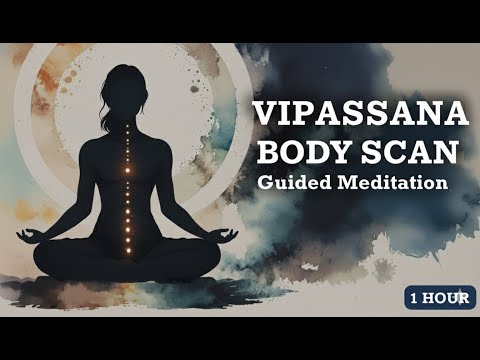 Guided Vipassana Meditation || 1 Hour Full Body Scan for Deep Mindfulness & Inner Peace