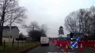 preview picture of video 'January Drive From Fife To Elcho Castle Perthshire Scotland'