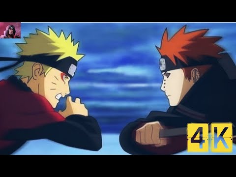 NARUTO VS PAIN FULL FIGHT [4K] [ENG]