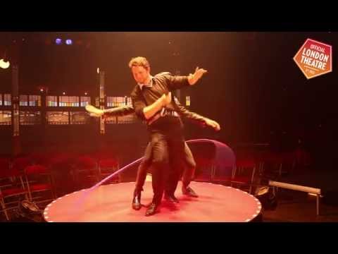 Official London Theatre learns to hula hoop with La Soiree's Mario Queen Of The Circus
