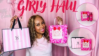 Girly Victoria's Secret & Bath & Body Works Haul 🎀☃️💕